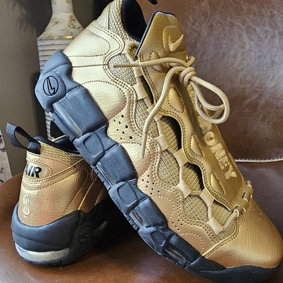 Sneakers Shoes Gold Air Money Nike New Nike Air More Money